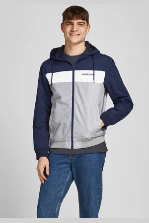 JACK & JONES Windbreaker »RUSH BLOCKING HOOD BOMBER«, mit Kapuze