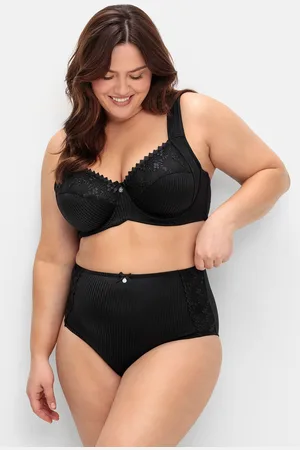 Sheego Slip »Doppelpack Slips im 2er-Pack, mit Spitze und Shapingeinsatz«, (2 St., 2er-Pack), im 2er-Pack, mit Spitze und Shapingeinsatz