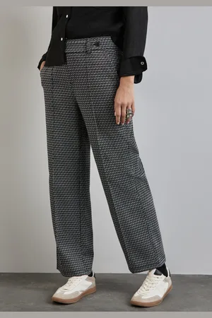 Street one Stoffhose, mit Jaquard Muster