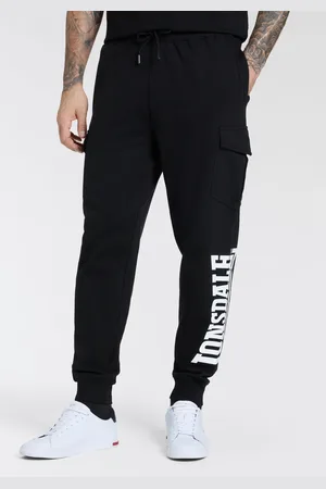 Lonsdale London Jogginghose, Atmungsaktiv mit Reißverschlusstasche