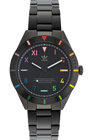 adidas Quarzuhr »EDITION THREE«, Armbanduhr, Herrenuhr, Damenuhr, analog, Edelstahlarmband