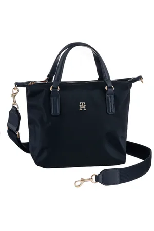 Tommy Hilfiger Henkeltasche »POPPY NEW SMALL TOTE«, Damen Umhängetasche, Shopper, mit Markenemblem vorne