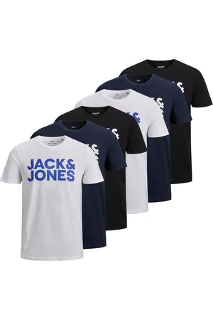 JACK & JONES T-Shirt »T-Shirt JJECORP LOGO TEE O-NECK 6PK 6er Pack«