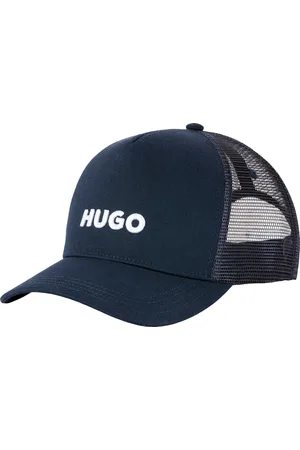 HUGO BOSS Fitted Cap »Marsel-Trucker«, aus Twill & Mesh mit 3D Logostickerei, unisex