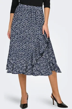 ONLY Wickelrock »ONLCARLY FLOUNCE LONG SKIRT«