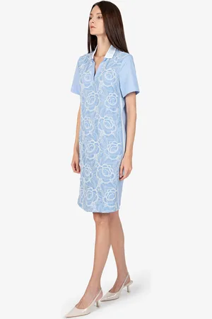 Sportalm Shirtkleid, seitlich aufgenähte Strickbänder