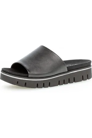 Gabor Pantolette, Plateau, Sommerschuh, Schlappen in Komfortschuhweite G (=weit)