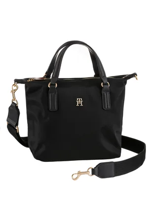 Tommy Hilfiger Henkeltasche »POPPY NEW SMALL TOTE«, Damen Umhängetasche, Shopper, mit Markenemblem vorne