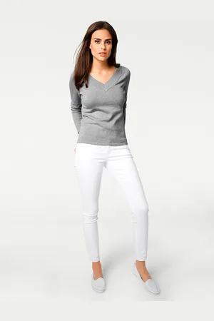Heine Strickpullover »V-Pullover«