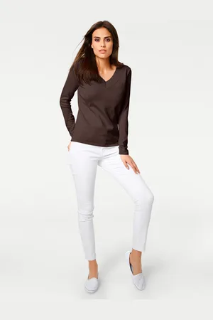 Heine Strickpullover »V-Pullover«