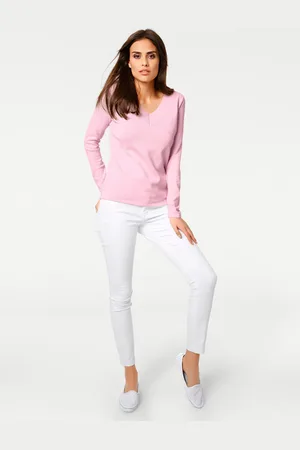 Heine Strickpullover »V-Pullover«