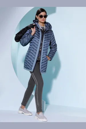 CRÉATION L Steppjacke, mit Kapuze
