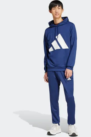 adidas Trainingsanzug »M BL FT HD TS«, (2 tlg.), aus weichem French-Terry-Material, Hoodie