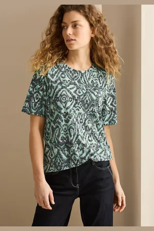 CECIL T-Shirt, mit All-Over Print
