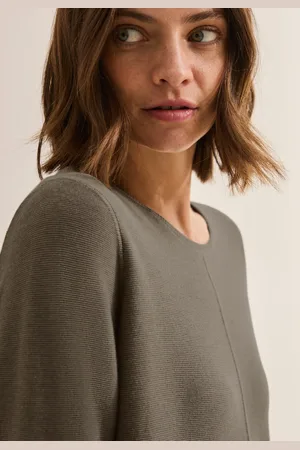 CECIL Strickpullover, mit 3/4-Arm und Rundhals