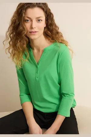 CECIL 3/4-Arm-Shirt, mit elastischem Bund
