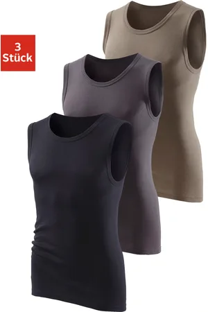 H.I.S Muscleshirt, (3 tlg.), ohne Seitennähte optimale Passform