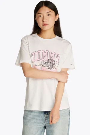Tommy Hilfiger T-Shirt »TJW RLX TONAL TROPICS TEE«, mit grafischem Muster