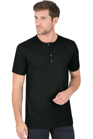 Trigema T-Shirt » T-Shirt mit Knopfleiste DELUXE Baumwolle«, (1 tlg.)