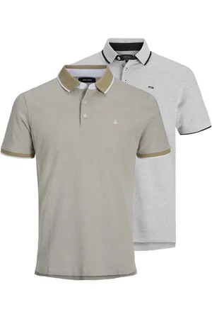 JACK & JONES Poloshirt »JJEPAULOS POLO SS 2PK MP NOOS«, (Packung, 2 tlg.)