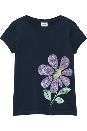 QS by s.Oliver T-Shirt, mit Frontprint und Pailletten
