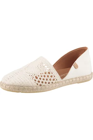 Verbenas Espadrille »Carmen Crochet-Lino Paris«, Slipper, Sommerschuh, Strandschuh im Häkel-Look