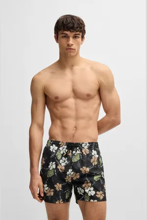 HUGO BOSS Badeshorts »Piranha«, mit buntem Alloverdruck