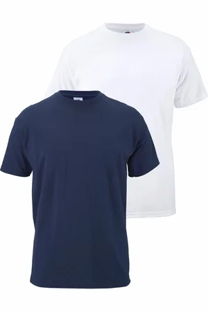 Fruit Of The Loom T-Shirt, (Packung, 2 tlg.), aus reiner Baumwolle