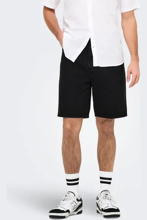 Only & Sons Shorts »ONSFADE BLACK 9087 AZG DNM SHORTS«