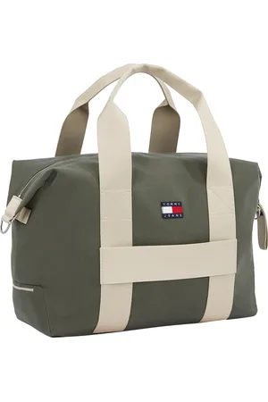 Tommy Hilfiger Weekender »TJM RETRO COOL DUFFLE«, Unisex Umhängetasche, Henkeltasche, Schultertasche mit Kontrastbesatz
