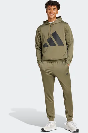 adidas Trainingsanzug »M BL FT HD TS«, (2 tlg.), aus weichem French-Terry-Material, Hoodie