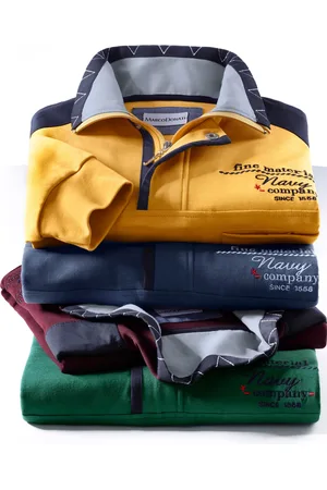 marco donati Poloshirt »Langarm-Shirt«, (1 tlg.)