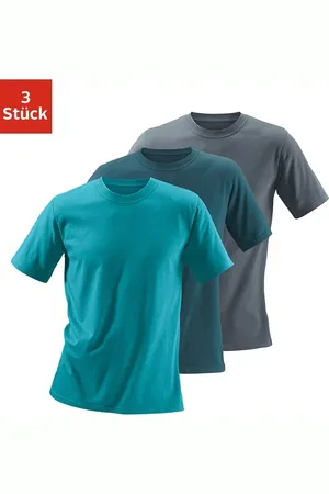 H.I.S T-Shirt, (Packung, 3 tlg.), aus Baumwolle perfekt als Unterziehshirt