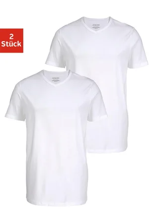 JACK & JONES T-Shirt »V-Neck«, (2er-Pack)
