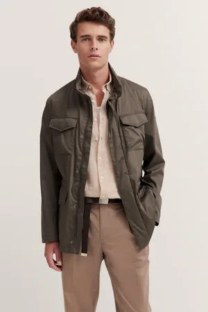 Bugatti Langjacke, ohne Kapuze, mit Stehkragen
