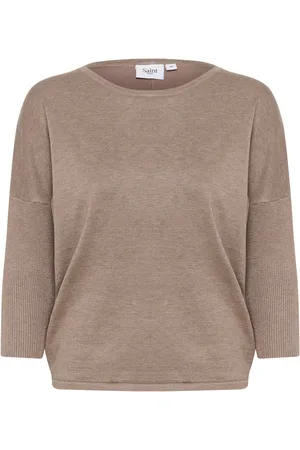 Saint Tropez Rundhalspullover »A2561, MilaSZ R-Neck«