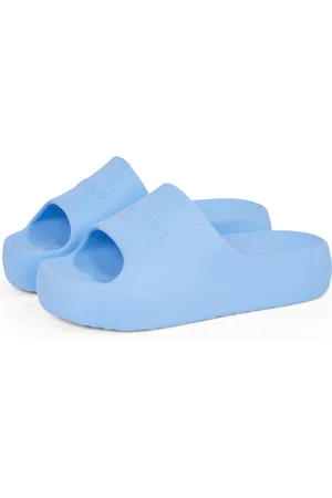 Tommy Hilfiger Pantolette »TJW CHUNKY POOL SLIDE ESS«, Plateau, Sommerschuh, Schlupfschuh, Bequemschuh, Logoschriftzug