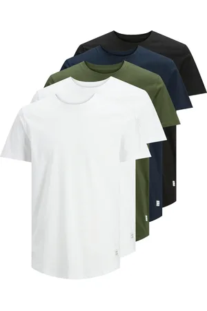 JACK & JONES T-Shirt »JJENOA TEE SS CREW NECK 5PK MP NOOS«, (Packung, 5 tlg., 5er-Pack)