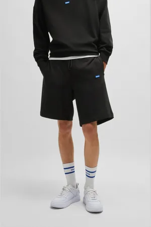 Hugo Blue Sweatshorts »Nasensio«, mit Markenlabel
