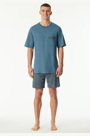Schiesser Shorty »"Comfort Nightwear"«, (2 tlg.), mit aufgesetzter Brusttasche