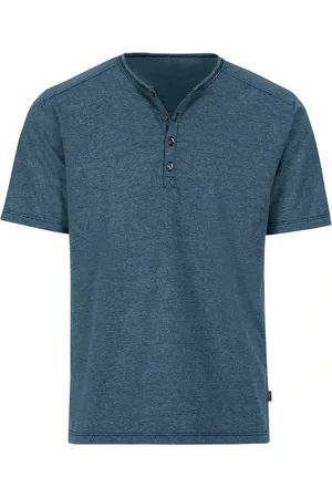 Trigema T-Shirt » T-Shirt mit Knopfleiste DELUXE Baumwolle«, (1 tlg.)
