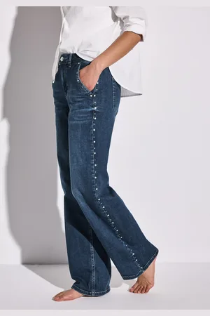 Street one High-waist-Jeans, mit Nieten
