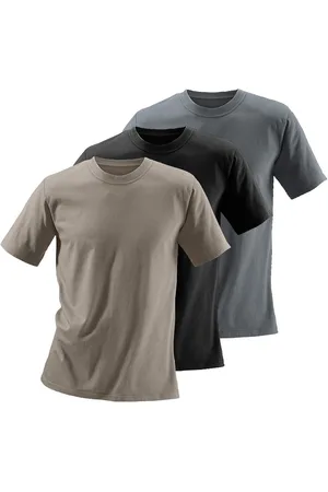 H.I.S T-Shirt, (Packung, 3 tlg.), aus Baumwolle perfekt als Unterziehshirt