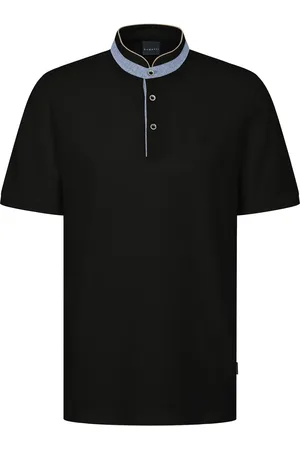 Bugatti Poloshirt, mit Stehkragen
