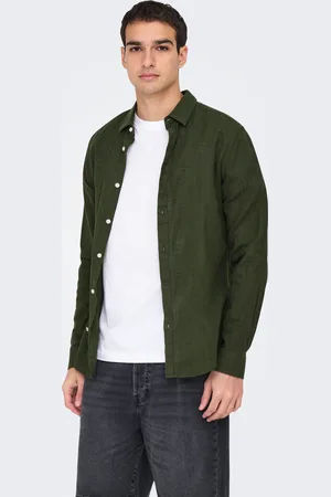 Only & Sons Langarmhemd »ONSCAIDEN LS SOLID LINEN SHIRT NOOS«