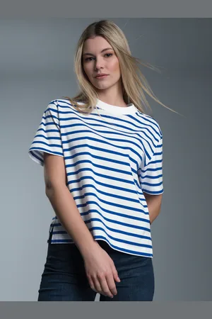 Trigema T-Shirt » Cropped T-Shirt mit Ringelmuster«, (1 tlg.)