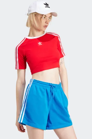 adidas T-Shirt »3 S BABY TEE«, Cropped drei Streifen Shirt