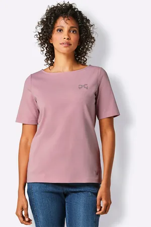 CREATION L PREMIUM Kurzarmshirt »Pima-Baumwoll-Shirt«, (1 tlg.)