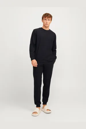 JACK & JONES Langarmshirt »JACSOLID LOUNGE SET W NOOS«, (Set, 2 tlg.)