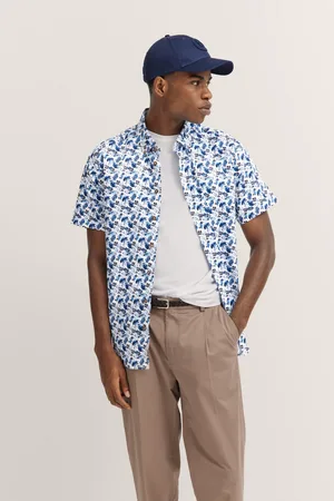 Bugatti Kurzarmhemd, aus Satin-Twill